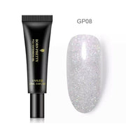 Glittery Polygel Extension Nail Gel UV Building Gel POLYGEL Nail Extension 20ML